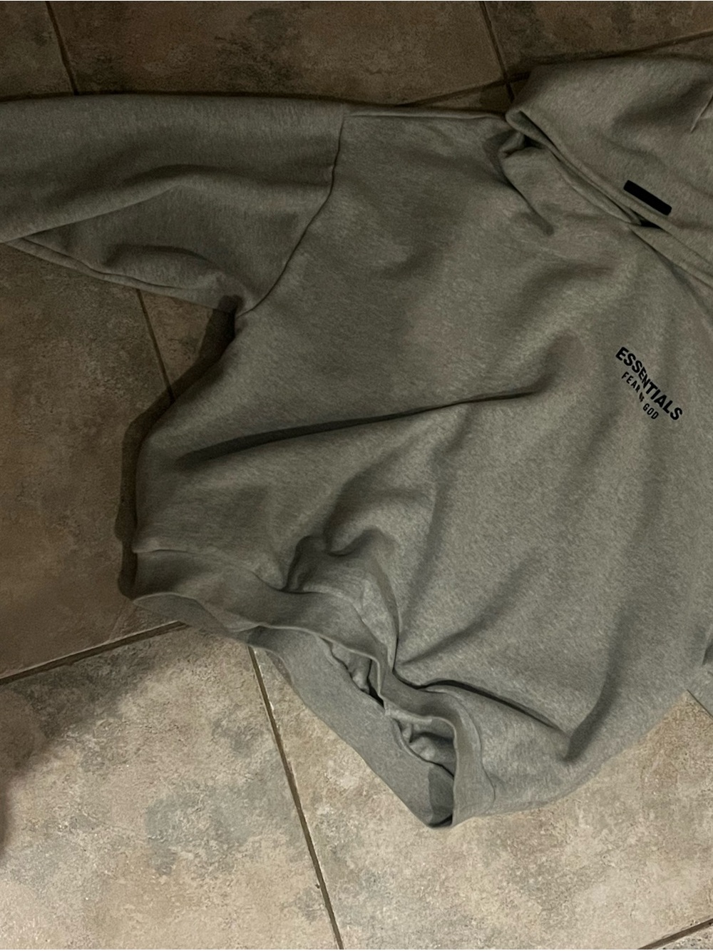 ESSENTIALS Men’s Heather Grey Athletic Shorts
